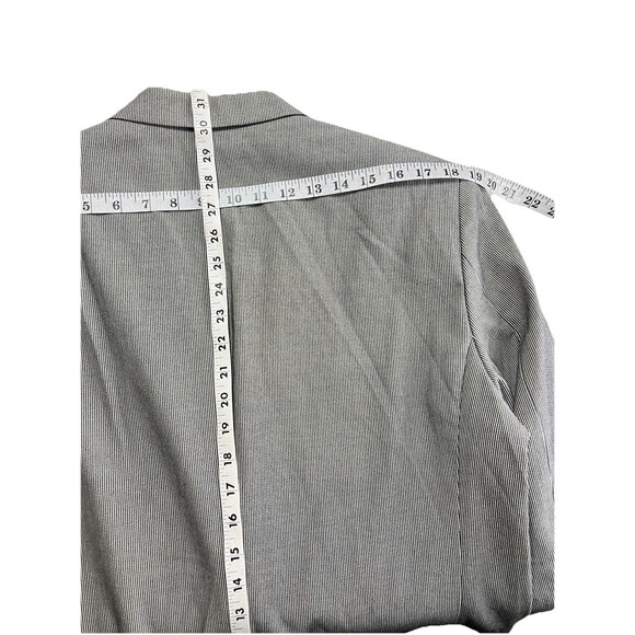 John Varvatos Blazer Jacket Mens 40R Gray Striped Cotton Lined Sport Coat NWOT - Picture 13 of 13
